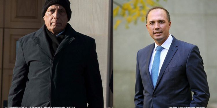 Australia-India friendship: Rajnath Singh speaks to Peter Dutton 1 Dutton Rajnath