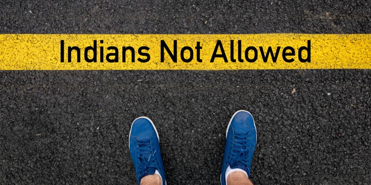 Indians not allowed