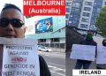 Diaspora groups hold worldwide protests against the 'Hindu Genocide' in West Bengal 10 Protest against Hindu Genocide in WB
