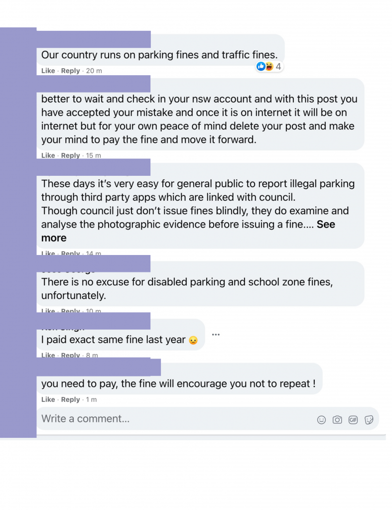 "Hardly 2-3 minutes" may cost this driver $581 and a demerit point 3 Fine 2