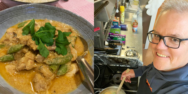 Scott Morrison cooks up a 'Green Chilly Chicken' curry night 1 Scott Morrison cooks up a ‘Green Chilly Chicken’ curry night