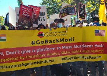 Narendra Modi protest new york