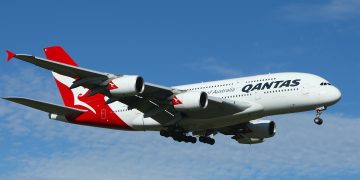 Qantas airways to New Delhi