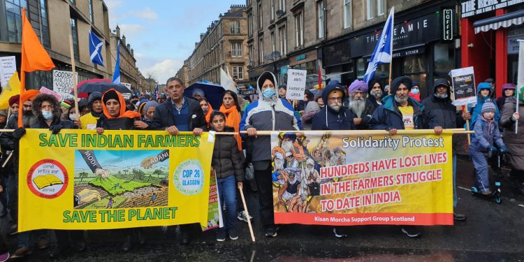 Glasgow reverberates with ‘BJP government Murdabad’ during COP26 protests