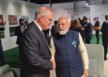 Scott Morrison and Narendra Modi