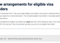 Confusion looms as Home Affairs website says people can travel from 15 December 11 visa