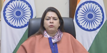 हिंदी शांति और स्नेह की भाषा हैः मीनाक्षी लेखी