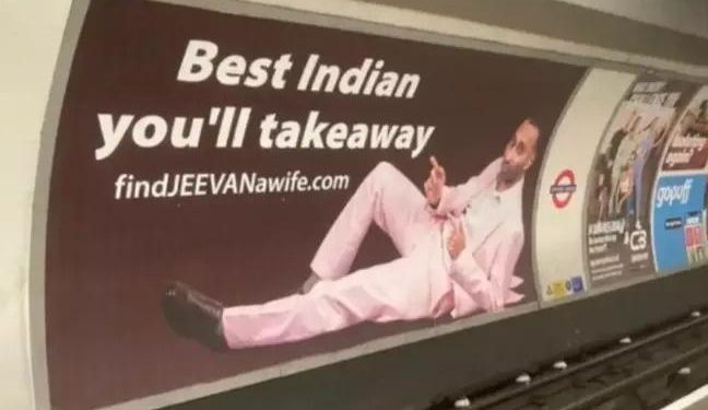 Indian-origin man advertises on London Tube platforms – for a wife