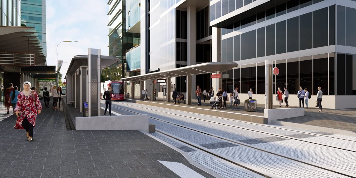 Parramatta light rail track nears completion, this is how it would look ...