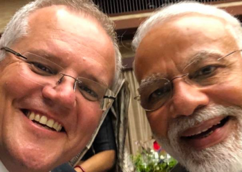 “Kem Chho”, “Narendra” to “Scott” : Mo & Mo show off their friendship