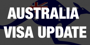 Australia visa update