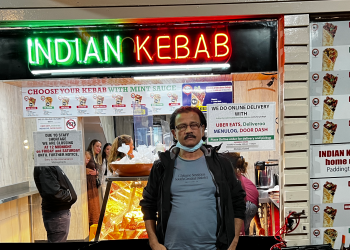 Robert Chowdhury, Owner of Indian Home Diner, in Paddington.