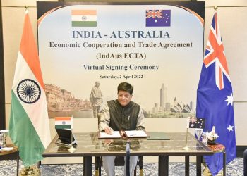 Piyush Goyal India Australia trade agreement