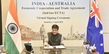 Piyush Goyal India Australia trade agreement