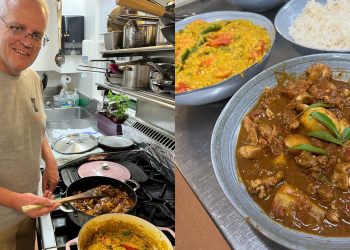 Australian Prime Minister Scott Morrison cooks Madras Chicken Curry