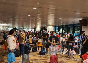 Air India Express flight Singapore Chennai