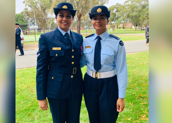 Manjit Kaur Sandhu and her daughter Khushroop