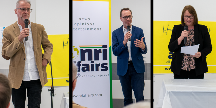 "I appeal to you to believe in this dream:" NRI Affairs celebrates its anniversary 1 Senator Tony Sheldon, Greens senate NSW candidate David Shoebridge and Lord Mayor Donna Davis of Parramatta at NRI Affairs first anniversary