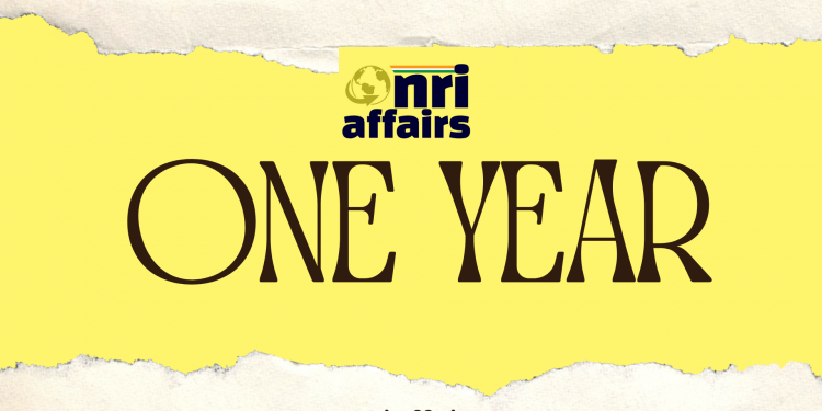 NRI Affairs completes one year today: May this year be merely the first of many great ones to come 1 NRI Affairs one year