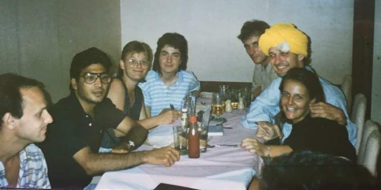 India changed my life forever: Samantha Graham 1 Smantha Graham with her friends in Bombay in 1988. Photo: Supplied