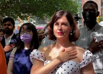 The U.S. Citizenship and Immigration Services (USCIS) chose the site to celebrate June as the Pride Month, to "reflect on the progress we have made as a Nation in the fight for justice, inclusion, and equality," and to support LGBTQIA+ rights.