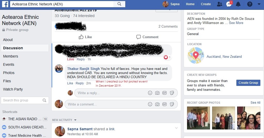 Intimidation Hindutva Style 6 Thakur CAA inked
