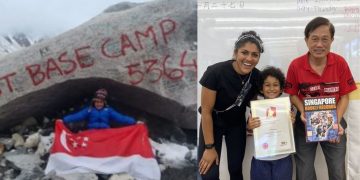 Indian-origin boy, Om Madan Garg from Singapore treks Everest Base Camp