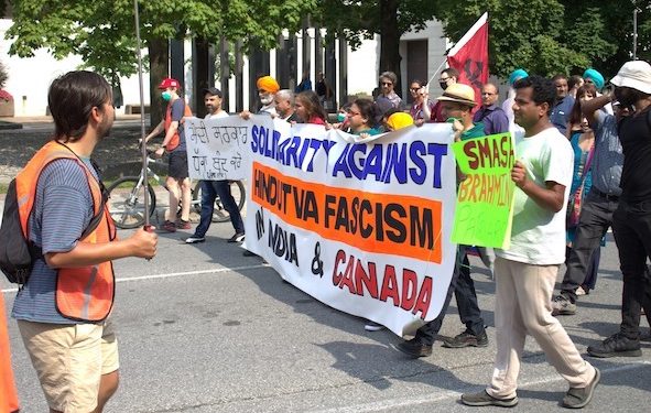 Protest in Ottawa calls out “growing fascism in India and rise of Hindu supremacist groups in Canada”