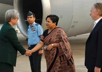 Australia's Foreign Minister Penny Wong Arrives in India for 2+2 Dialogue