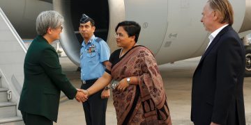 Australia's Foreign Minister Penny Wong Arrives in India for 2+2 Dialogue