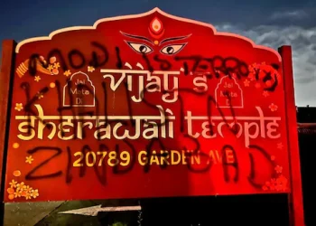 Pro-Khalistan Graffiti Defaces Hindu Temple