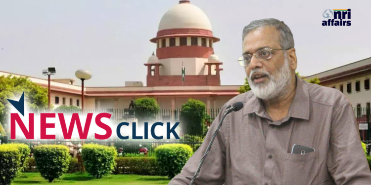 Investigation-of-the-Sudden-Release-of-Newsclick-Founder-by-the-Indian-Supreme Court-nriaffairs