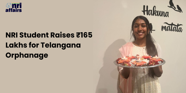 NRI Student-Raises-₹165-Lakhs-for-Telangana-Orphanage