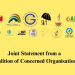 A Joint Statement from a Coalition of Concerned Organisations 7 A Joint Statement from a Coalition of Concerned Organisations