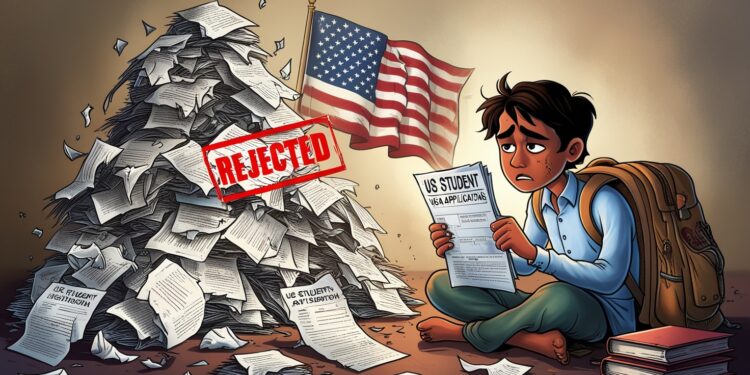 US Student Visa Rejections Soar for Telangana and Andhra Pradesh Applicants: Highest in Two Decades