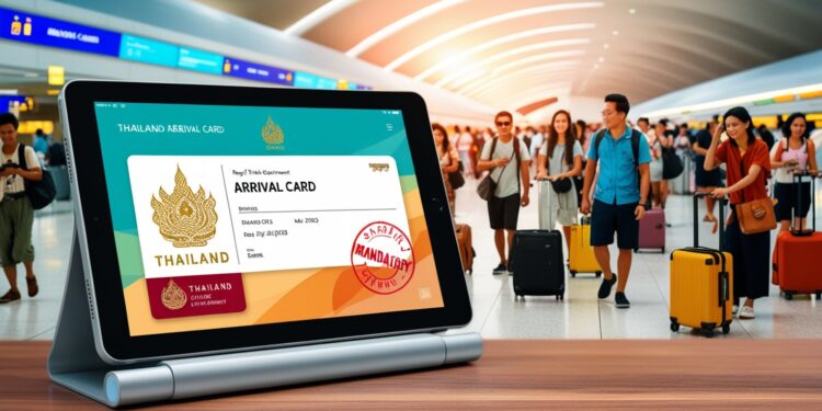 Thailand Introduces Mandatory Digital Arrival Card for Tourists Starting May 2025 1 Thailand Introduces Mandatory Digital Arrival Card for Tourists Starting May 2025