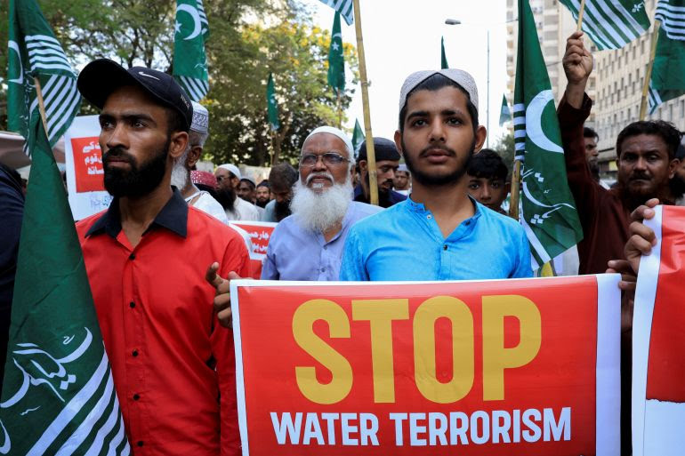 Indus Water protest Pakistan