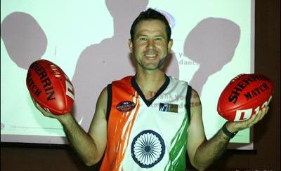 From Kolkata to the MCG: How One Man's Vision Brought AFL to 20,000 Indians 2 Ricky Ponting at the AFL India launch