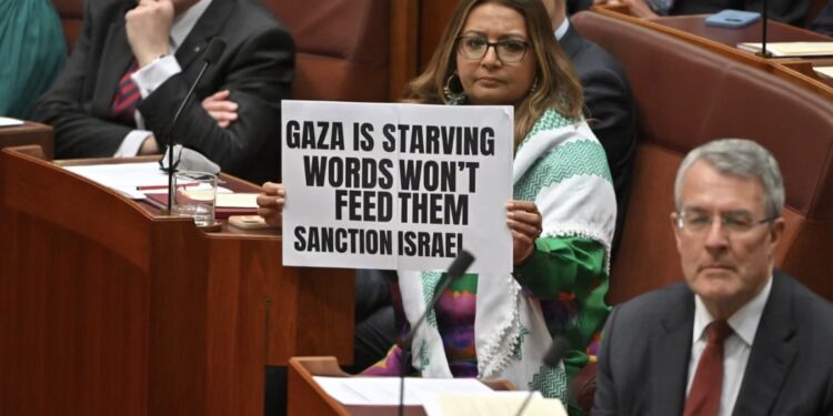 Senator Mehreen Faruqi denounces Senate sanction as 'crackdown on black and brown women' 1 Senator Mehreen Faruqi denounces Senate sanction as ‘crackdown on black and brown women’