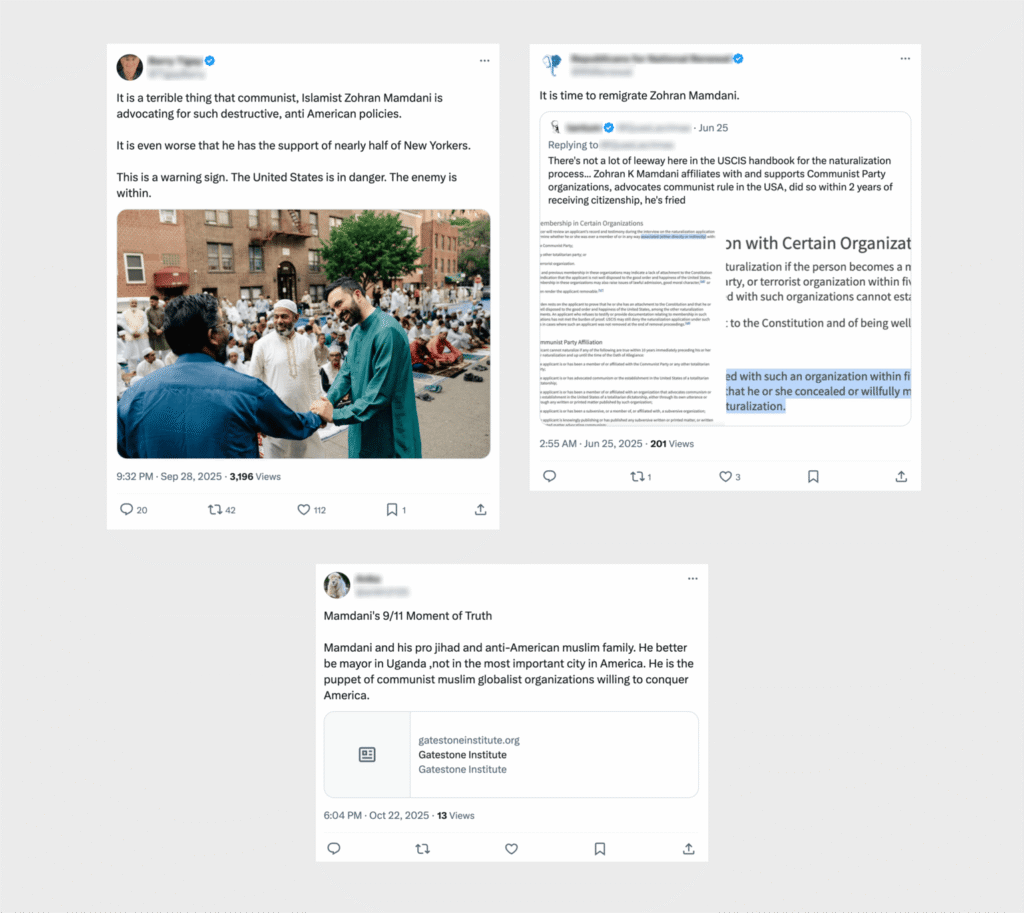 Islamophobic hate surges on X during New York mayoral race 13 Tweet 6