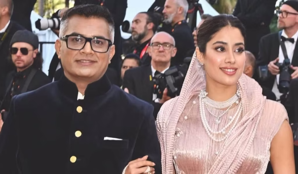 Director Neeraj Ghayway with Actor Jhanvi Kapoor