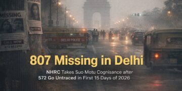 NHRC takes suo motu cognisance of 807 missing persons in Delhi in first two weeks of 2026