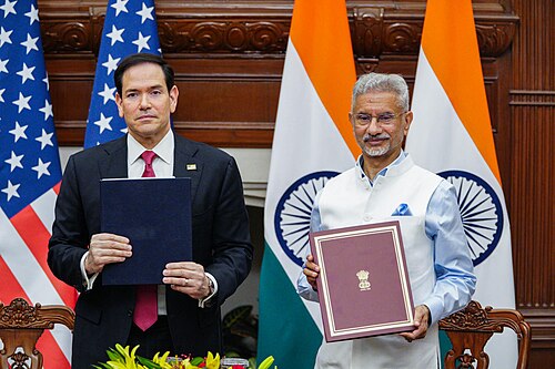 Is the ‘Quad’ dying a slow death? Even with Trump, it still has a vital role to play 3 Marco Rubio signs a Memorandum of Understanding with Indian External Affairs Minister Subrahmanyam Jaishankar in New Delhi India May 25 2026.