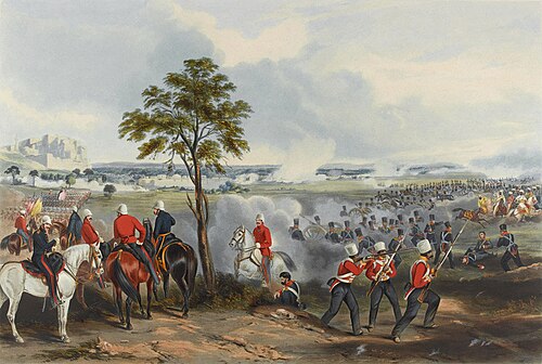 500px The Battle of Goojerat on 21 February 1849