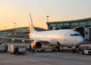 Air India Express to Launch First International Flight from Navi Mumbai Airport, Abu Dhabi Service Begins July 15 3 Air India Express aircraft preparing for international operations at Navi Mumbai International Airport.