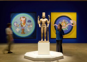 In an exhibition tracing 1,500 years of art, Vishnu’s avatars offer tonic for our times