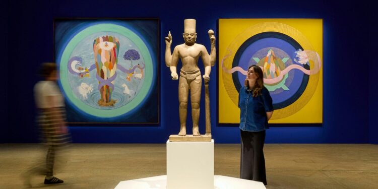 In an exhibition tracing 1,500 years of art, Vishnu’s avatars offer tonic for our times