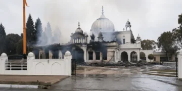 Gurudwara Dashmesh Darbar gutted by fire in Virginia Adelaide, Guru Granth Sahib destroyed July 2026