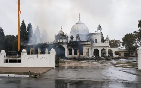 Gurudwara Dashmesh Darbar gutted by fire in Virginia Adelaide, Guru Granth Sahib destroyed July 2026