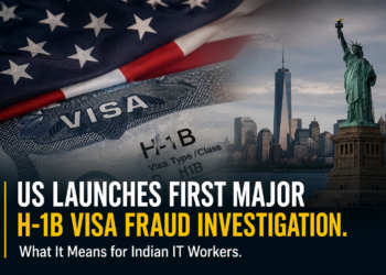 US launches first major H-1B visa fraud investigation. What It Means for Indian IT Workers. 3 US Department of Labor building Washington DC, H-1B visa fraud investigation Inspector General 2026